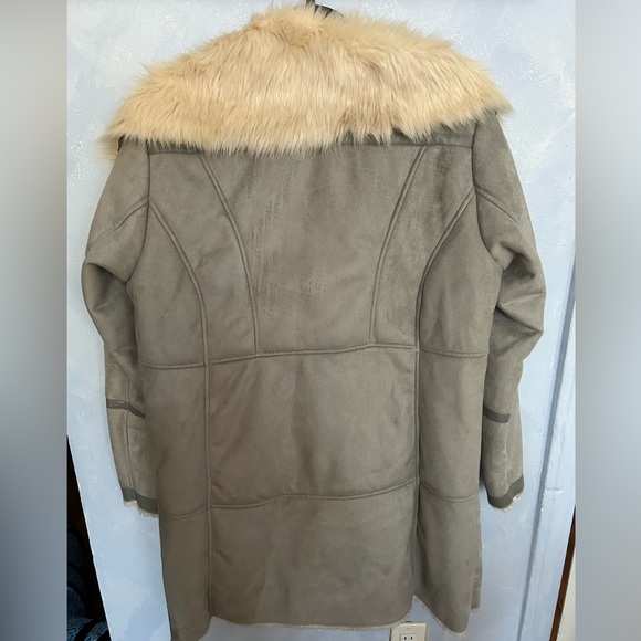 Y2K Faux Fur Suede Jacket - Picture 3 of 7